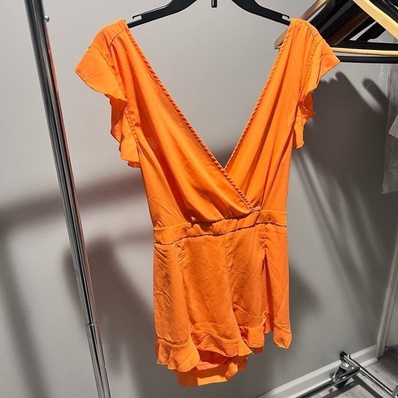 Orange Crush Summer Romper - Picture 1 of 3